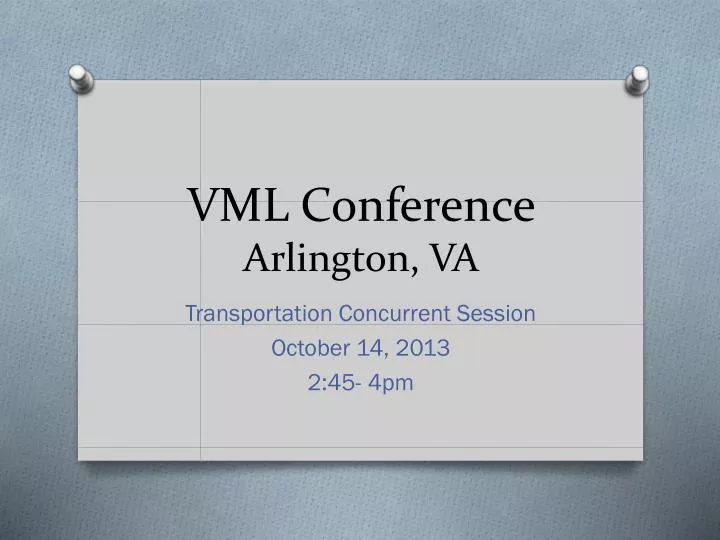 vml conference arlington va