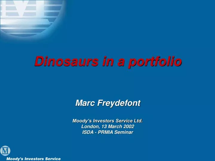 dinosaurs in a portfolio