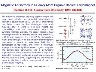 S. M. Winter, S. Datta, S. Hill, R. T. Oakley, J. Am. Chem. Soc. 133 , 8126 (2011).