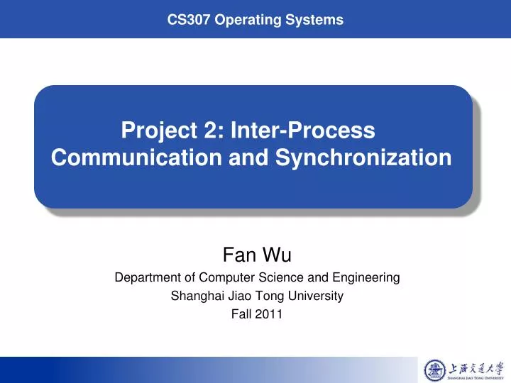 project 2 inter process communication and synchronization