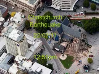 Christchurch Earthquake