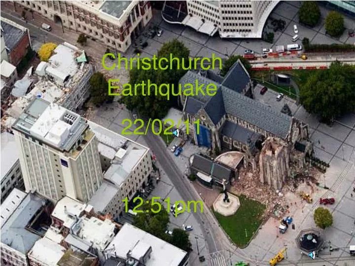 christchurch earthquake