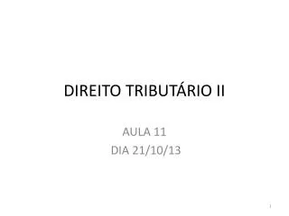 direito tribut rio ii