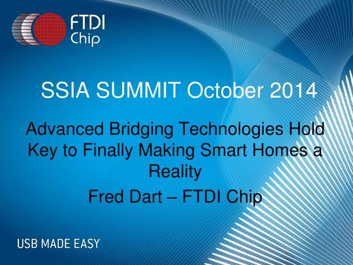 ssia summit october 2014