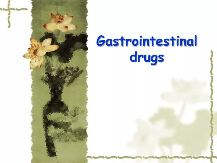 gastrointestinal drugs