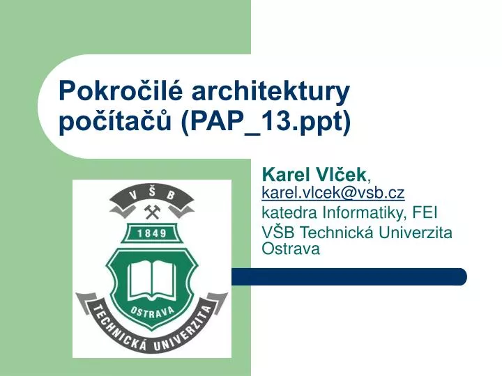 pokro il architektury po ta pap 13 ppt