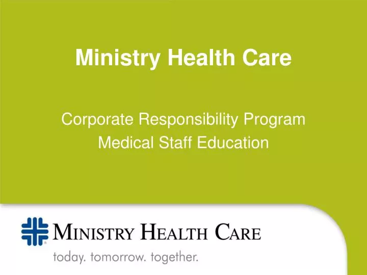 ministry health care
