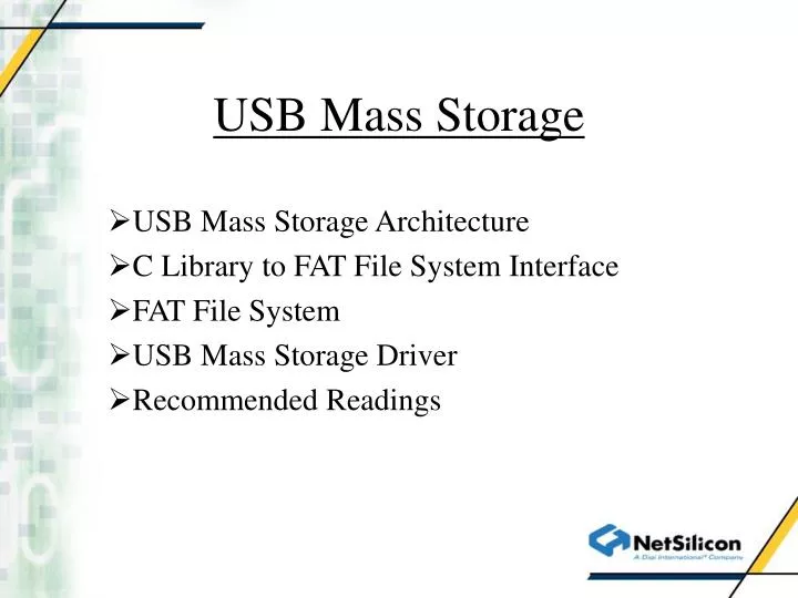 usb mass storage