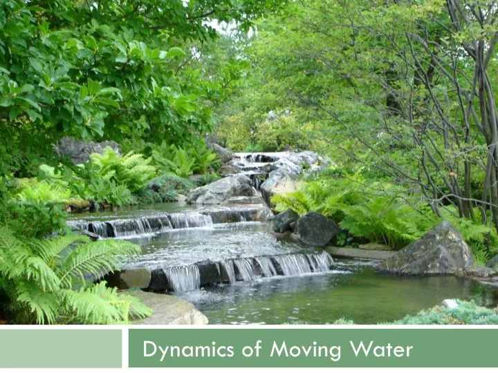 dynamics of moving water