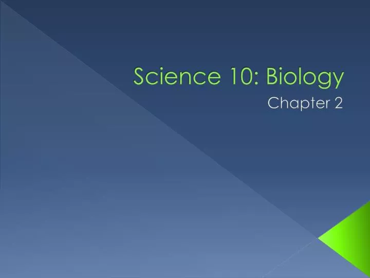 science 10 biology