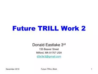 future trill work 2