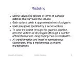 Hierarchical Modeling and Transformations in 3D Graphics - slide 1