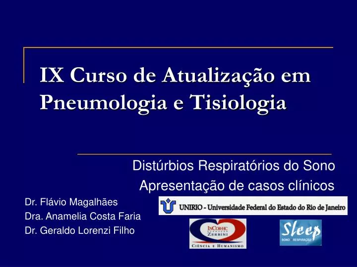 ix curso de atualiza o em pneumologia e tisiologia