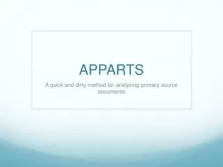 APPARTS