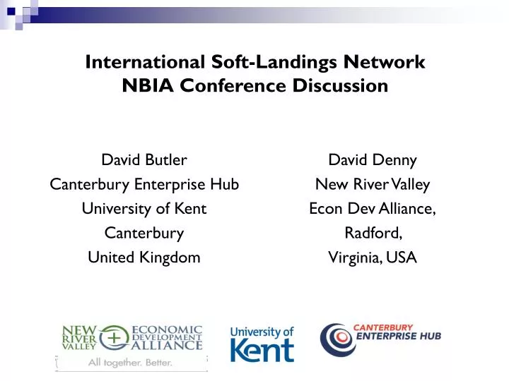 international soft landings network nbia conference discussion