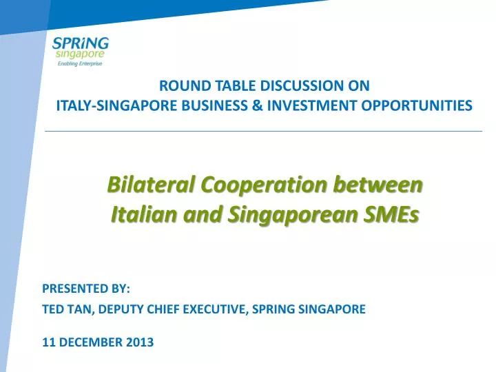 bilateral cooperation between italian and singaporean smes