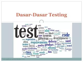 dasar dasar testing