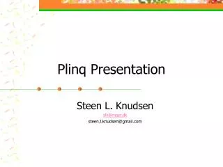 Plinq Presentation