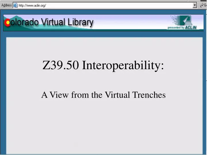z39 50 interoperability