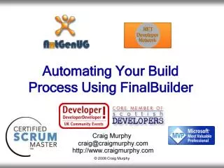 Automating Your Build Process Using FinalBuilder