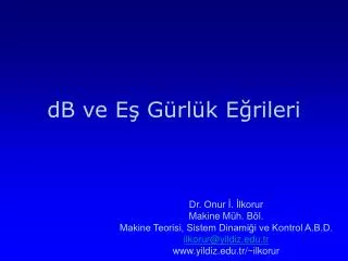 db ve e g rl k e rileri