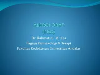alergi obat fkg