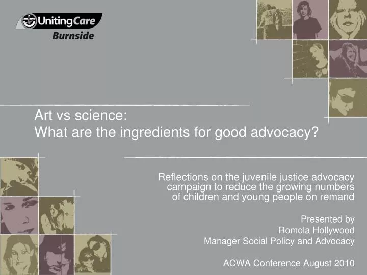 art vs science what are the ingredients for good advocacy