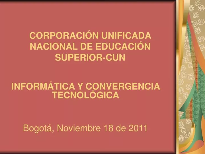 corporaci n unificada nacional de educaci n superior cun