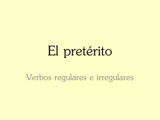 el pret rito