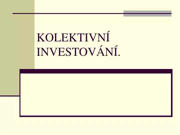 kolektivn investov n