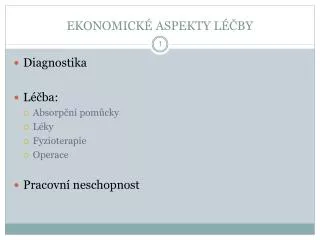 ekonomick aspekty l by