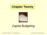 Capital Budgeting - slide 1