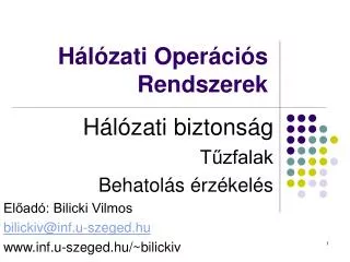 h l zati oper ci s rendszerek