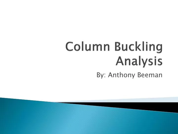 column buckling analysis