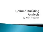 Column Buckling Analysis - slide 1