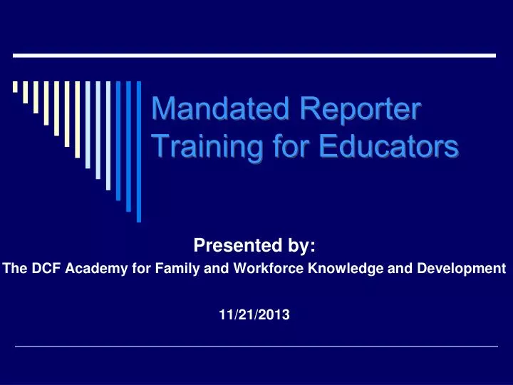mandated reporter training for educators