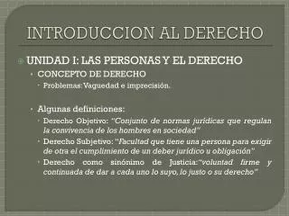 introduccion al derecho