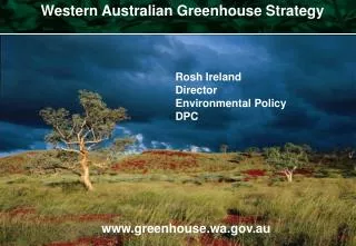 Western Australian Greenhouse Strategy