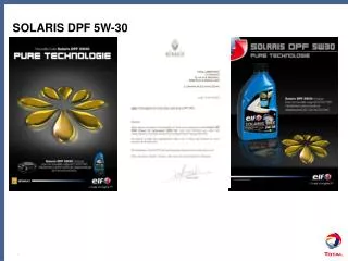 solaris dpf 5w 30