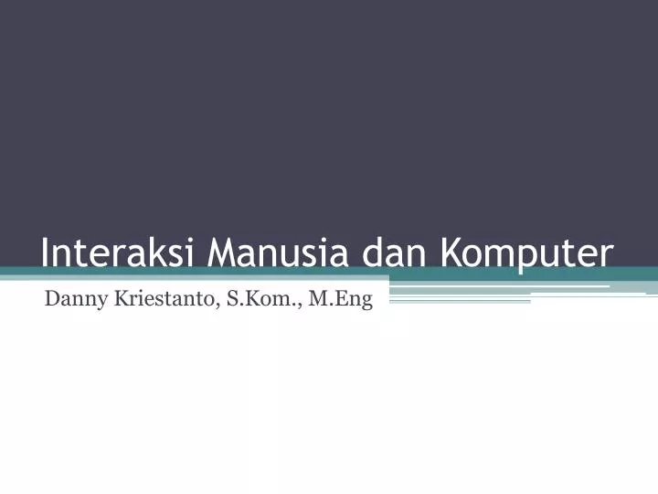 interaksi manusia dan komputer