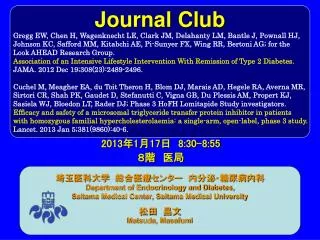 Journal Club