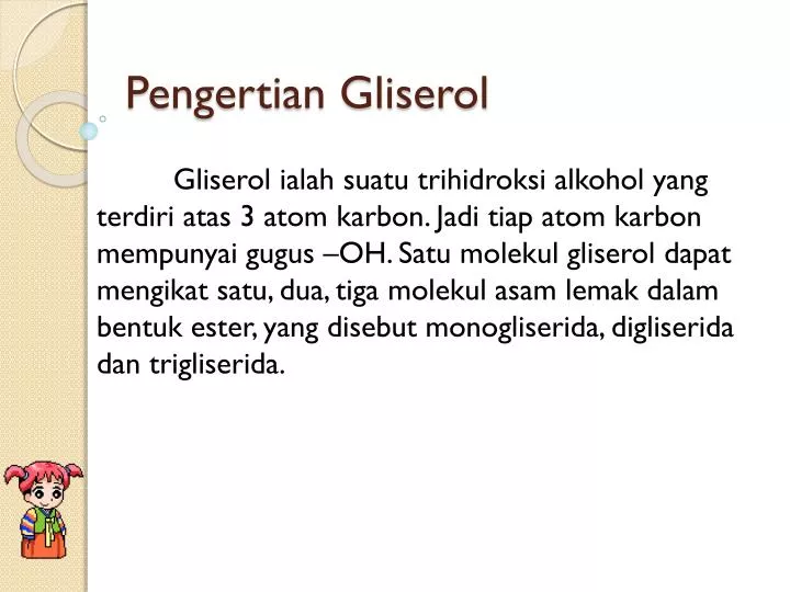 pengertian gliserol