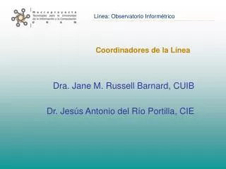 coordinadores de la l nea