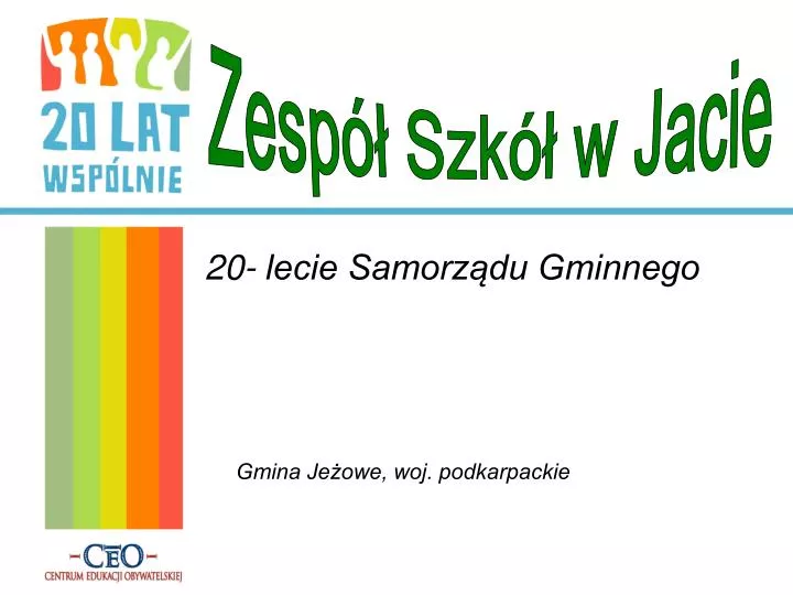 20 lecie samorz du gminnego