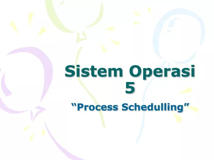 sistem operasi 5