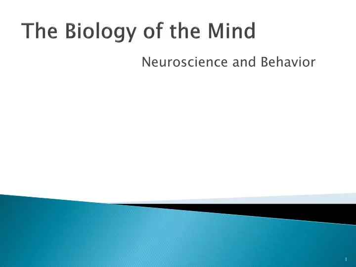 the biology of the mind