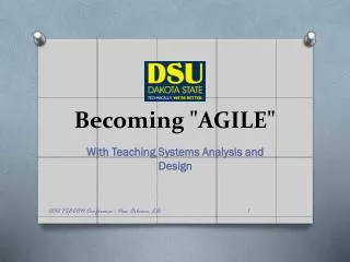 becoming agile