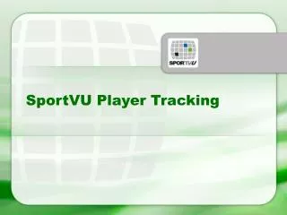 SportVU Player Tracking