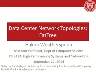 data center network topologies fattree