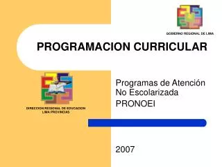 programacion curricular
